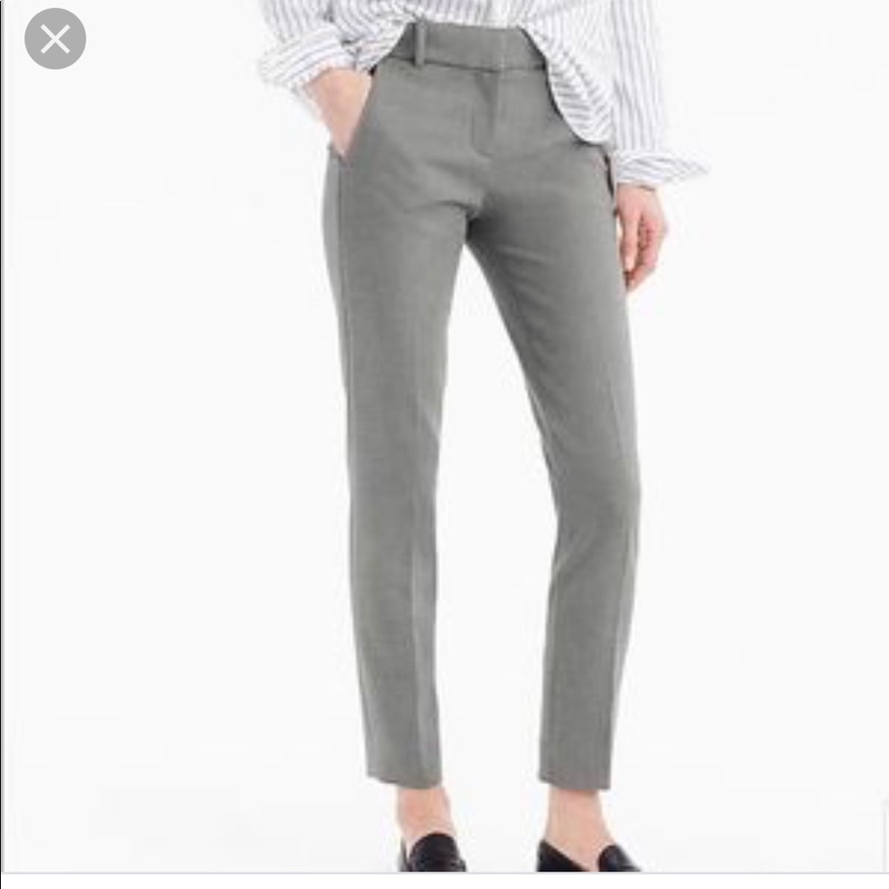 Three pairs of J. Crew City Fit Cropped Pants